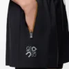 Funktionsshorts aus technischem Shell-Material Schwarz