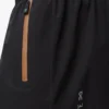 Funktionsshorts aus technischem Shell-Material Schwarz