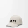 Futurist Cat-Kappe aus Baumwolle in Soft White/Black
