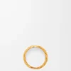Geflochtener Ring aus Sterlingsilber Gold