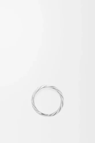 Geflochtener Ring aus Sterlingsilber Silber