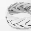 Geflochtener Ring aus Sterlingsilber Silber