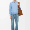Gerade geschnittene Jeans aus Denim in Vintage Blue