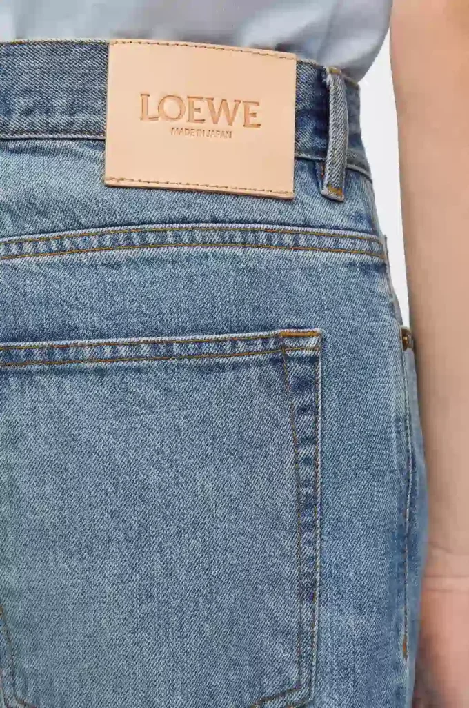 Gerade geschnittene Jeans aus Denim in Vintage Blue