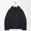 Gesteppte Jacke aus technischem Baumwollstoff Navy Blue