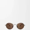 Groove Oval Sonnenbrille Brown Sugar
