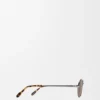 Groove Oval Sonnenbrille Brown Sugar