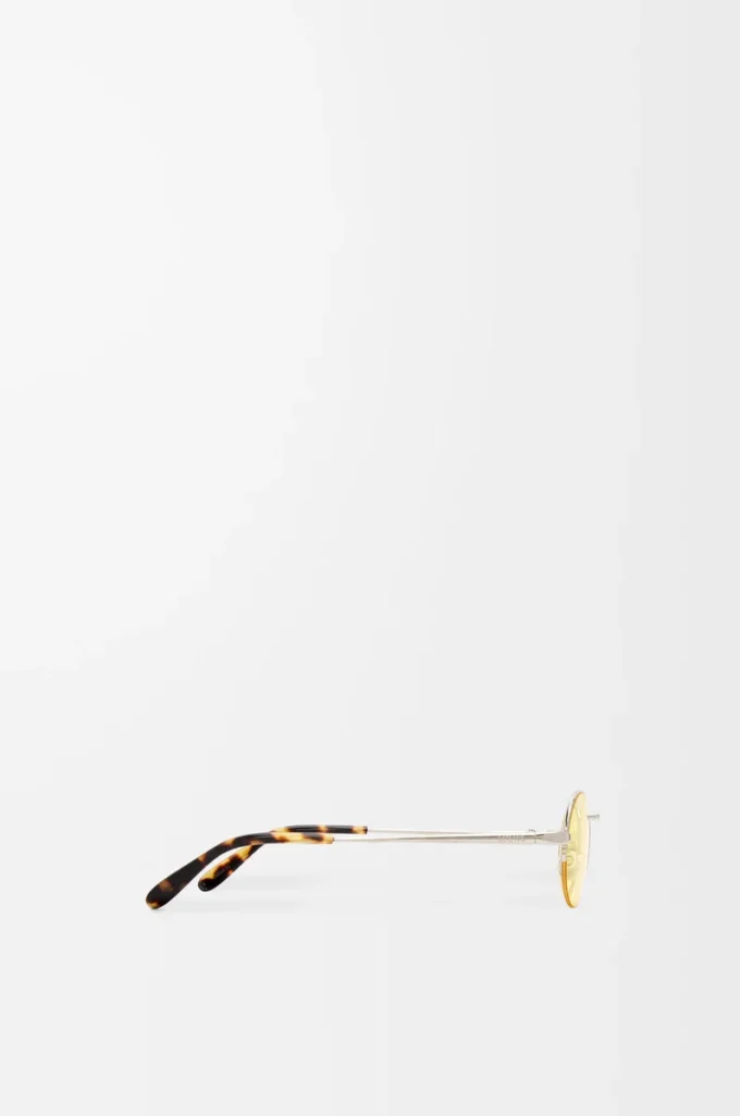 Groove Oval Sonnenbrille Gelb