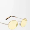 Groove Oval Sonnenbrille Gelb