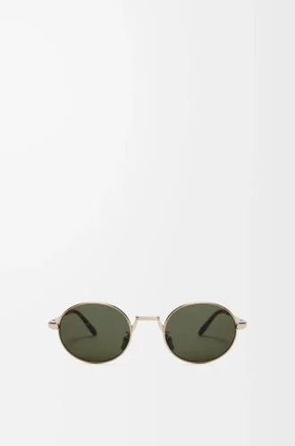 Groove Oval Sonnenbrille Grün