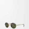 Groove Oval Sonnenbrille Grün