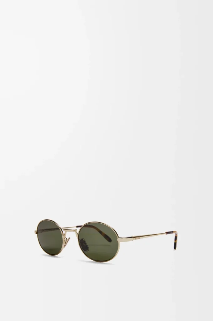 Groove Oval Sonnenbrille Grün
