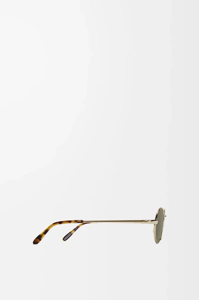 Groove Oval Sonnenbrille Grün