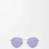 Groove Runde Sonnenbrille Lila