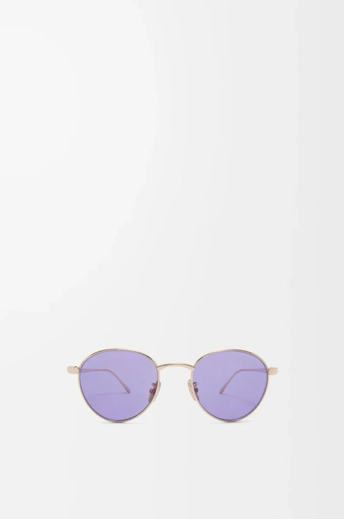 Groove Runde Sonnenbrille Lila