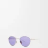 Groove Runde Sonnenbrille Lila