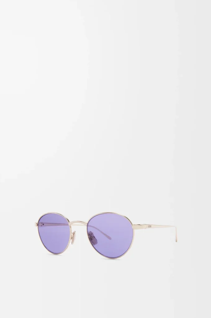 Groove Runde Sonnenbrille Lila