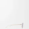 Groove Runde Sonnenbrille Lila