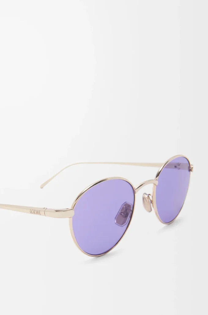 Groove Runde Sonnenbrille Lila