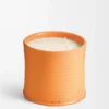 Große Kerze mit Orangenblütenduft Helle Mandarine