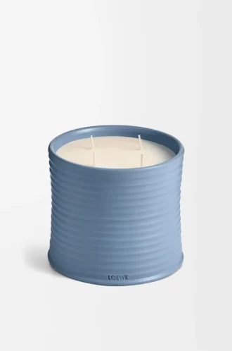 Große Kerze mit Zypressen-Duft Baby Blue