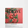 Große Kerze „Tomato Leaves” in Rot