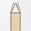 Große LOEWE Font-Tasche aus Raffia Natur