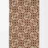 Handtuch aus Baumwolle in Braun/Beige