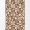 Handtuch aus Baumwolle in Braun/Beige