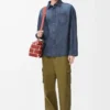 Hemd aus Baumwolle in Washed Blue