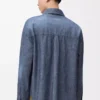 Hemd aus Baumwolle in Washed Blue