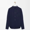Hemd aus Baumwolle Marineblau
