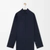 Hemdkleid aus Baumwolle in Marineblau