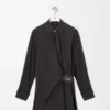 Hemdkleid aus Baumwolle Schwarz