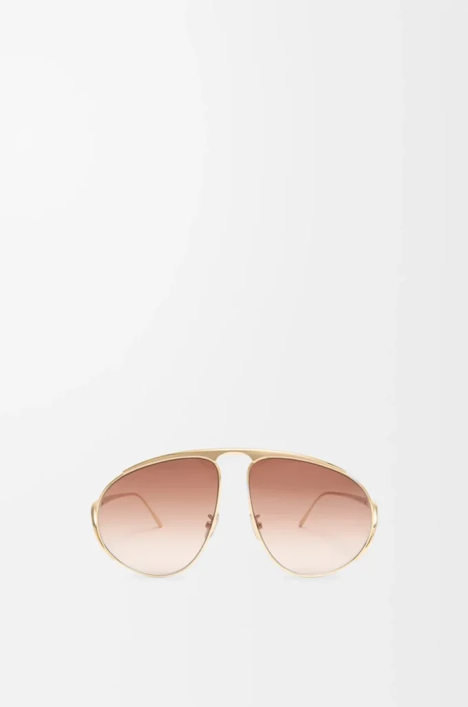 Hillock Sonnenbrille Gradient Brown