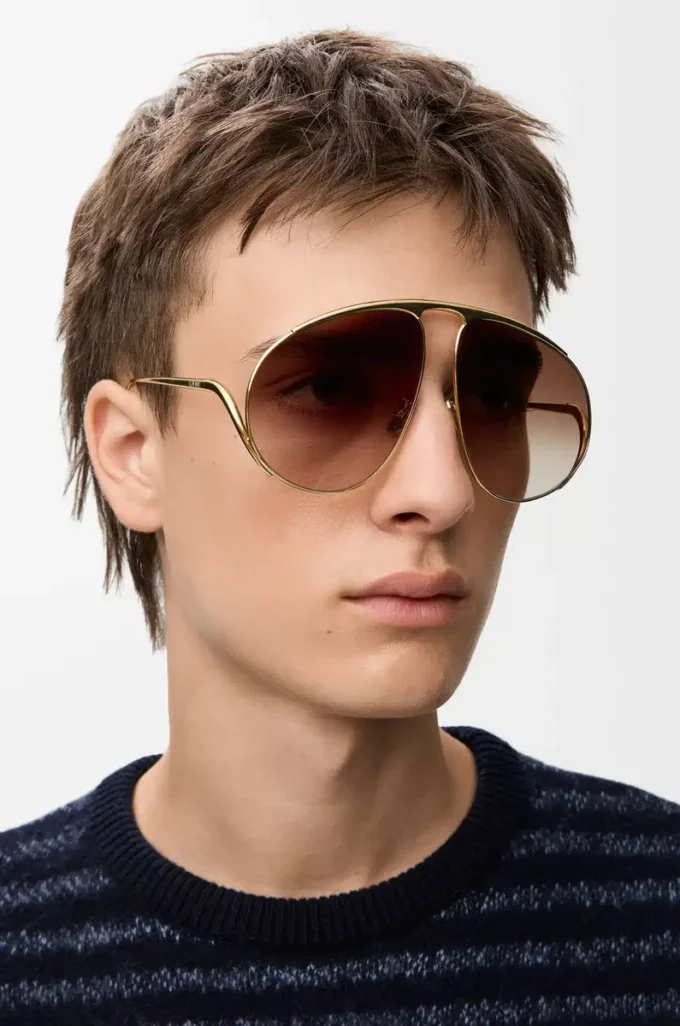 Hillock Sonnenbrille Gradient Brown