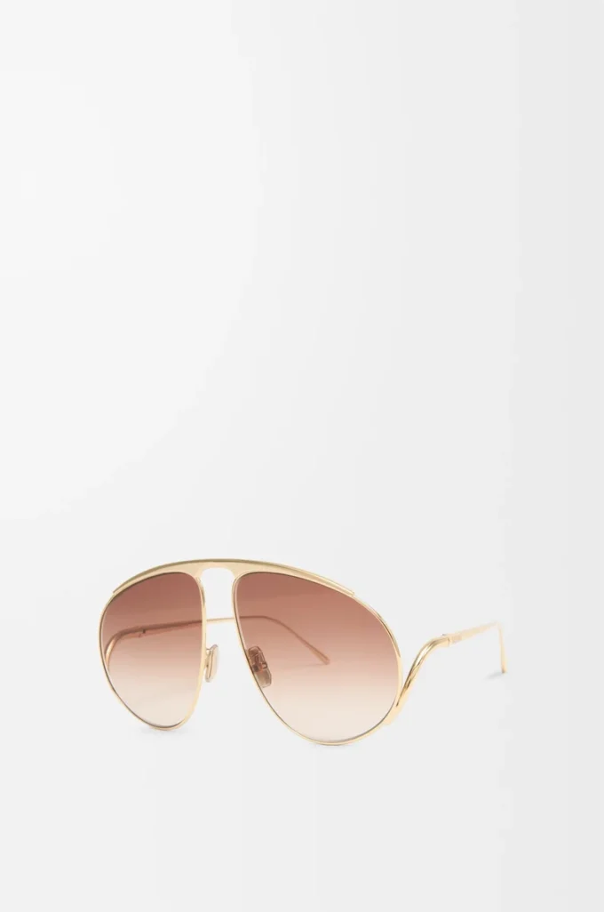 Hillock Sonnenbrille Gradient Brown