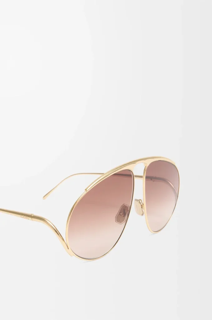 Hillock Sonnenbrille Gradient Brown