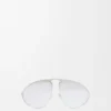 Hillock Sonnenbrille Silber