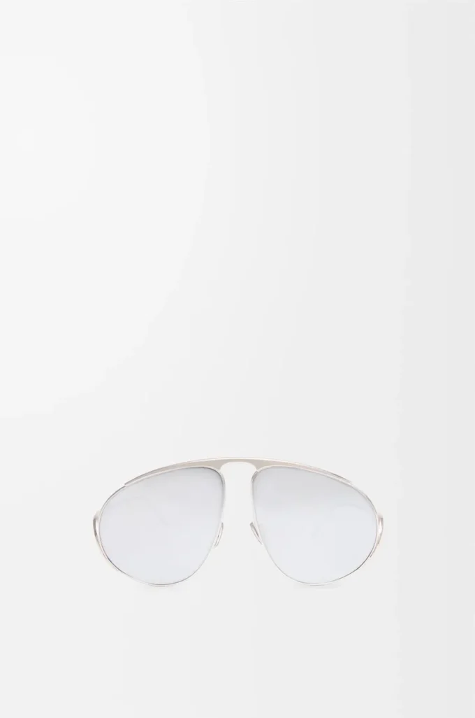 Hillock Sonnenbrille Silber
