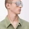 Hillock Sonnenbrille Silber