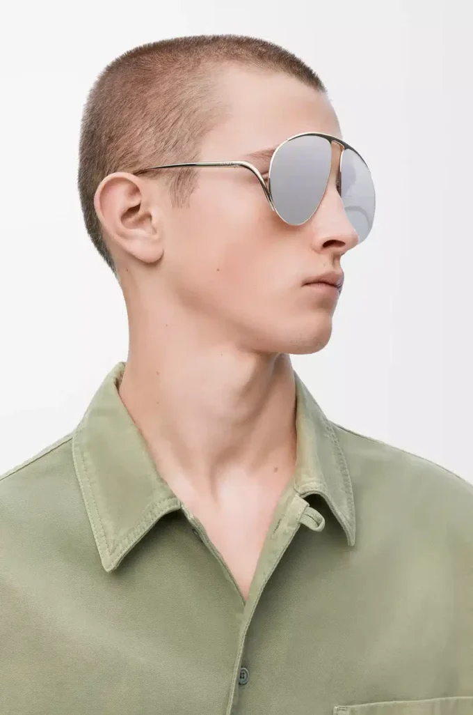 Hillock Sonnenbrille Silber