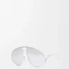 Hillock Sonnenbrille Silber