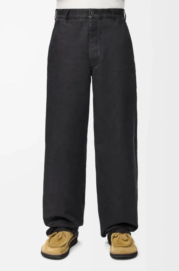 Hose aus Baumwolle Anthrazit