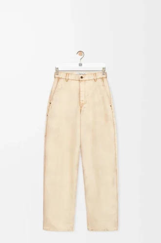 Hose aus Baumwolle Beige