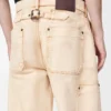 Hose aus Baumwolle Beige