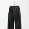 Hose aus Nappalammleder in Schwarz