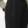 Hose aus Stretch-Viskose in Schwarz
