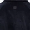 Hybrid-Overshirt aus Baumwolle und Wolle Dunkelblau/Marineblau