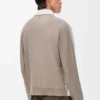 Hybridhemd aus Baumwolle und Wolle Weiß/Beige